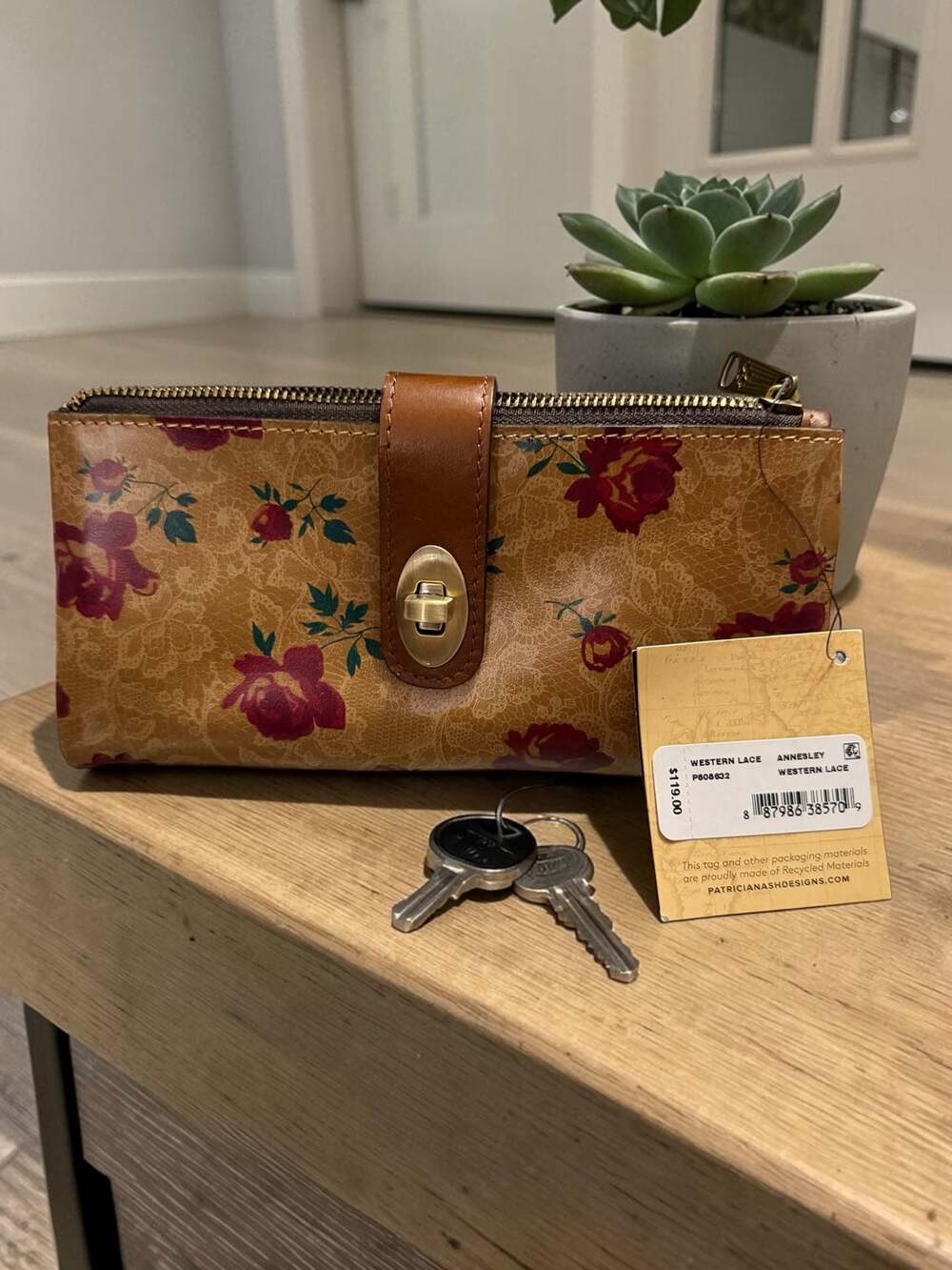 Patricia Nash Annesley Wallet in Western Lace